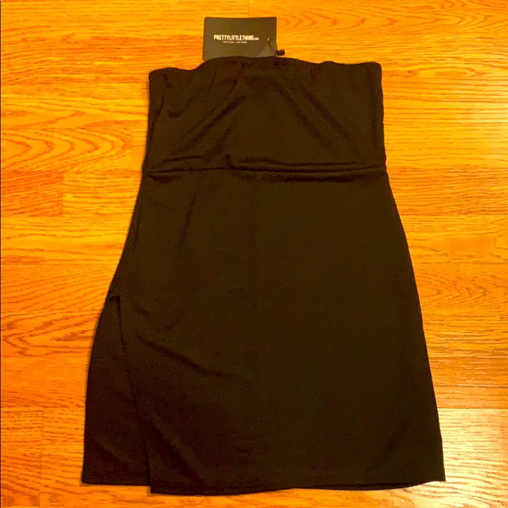 Black Strapless Dress